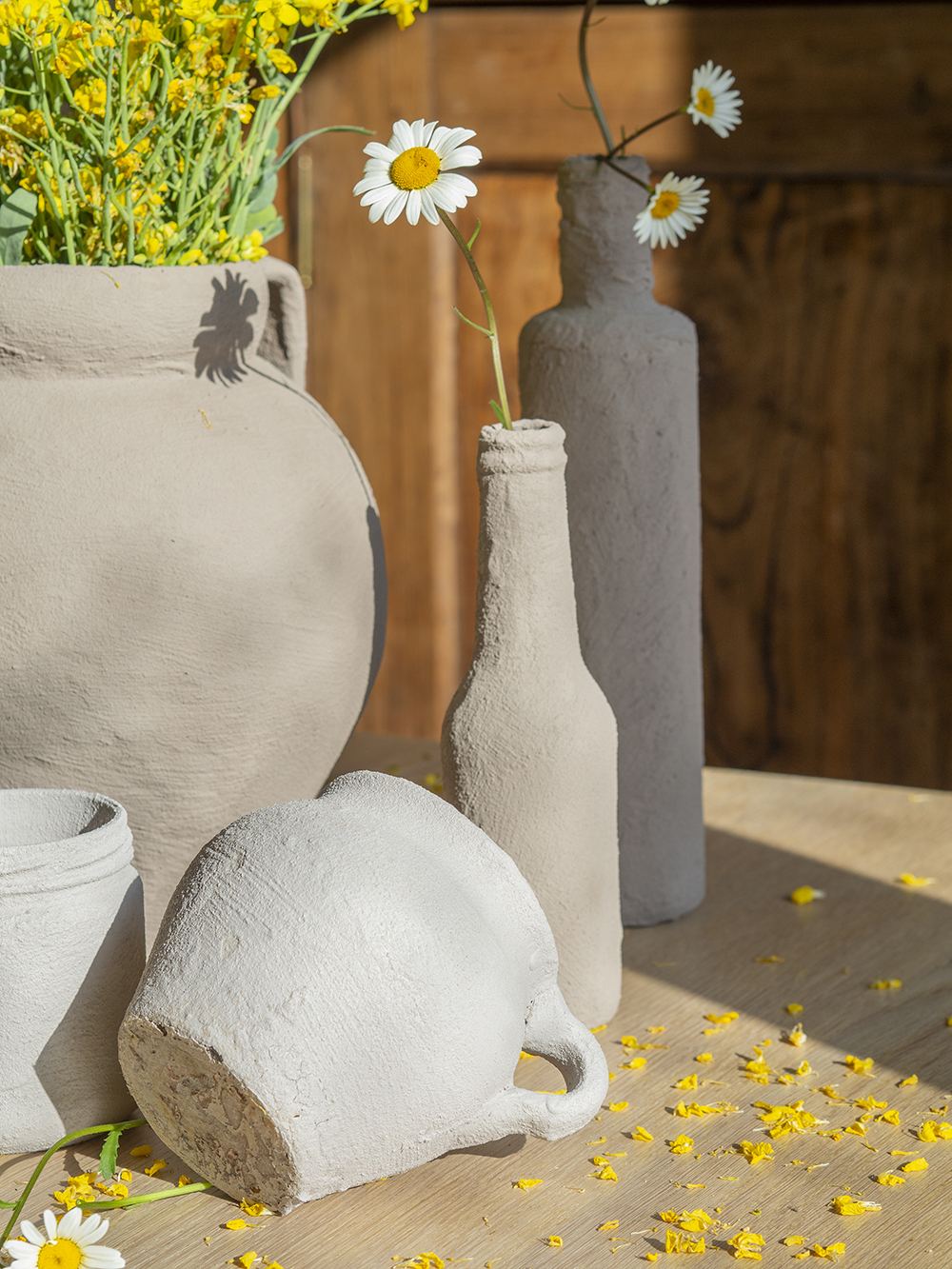 DIY Cómo pintar con efecto cerámica ¡Convertir cristal en barro!_4